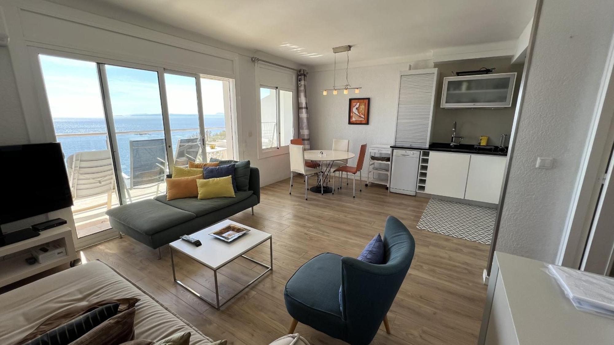 Apartamento Vista Mar Y Parking En Roses Av-27 Buitenkant foto